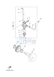 CW50 BOOSTER SPIRIT (5WWW 5WWW) drawing OIL PUMP