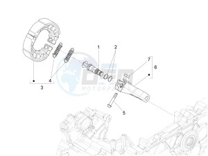 LXV 150 4T 3V IE NOABS E3 (APAC) drawing Rear brake - Brake jaw