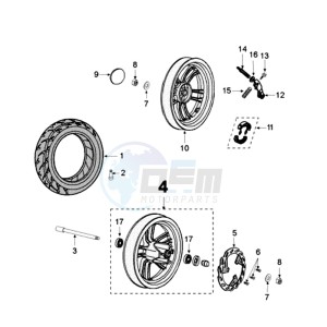 FIGHT 3 A 4T LE MANS drawing WHEELS