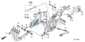 CBR1000RR9 UK - (E / MKH MME TRI) drawing EXHAUST MUFFLER