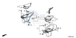 NT700VB drawing FAIRING POCKET