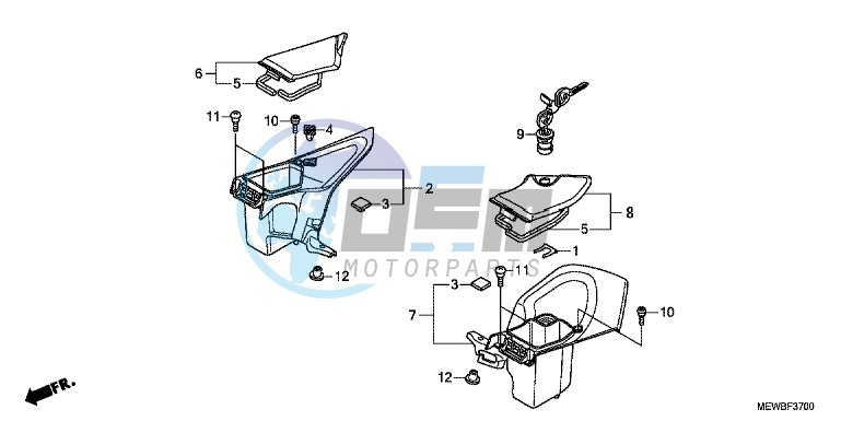 FAIRING POCKET