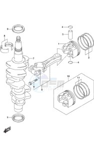 DF 30A drawing Crankshaft