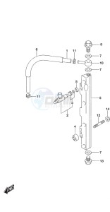 DF 115A drawing Fuel Injector