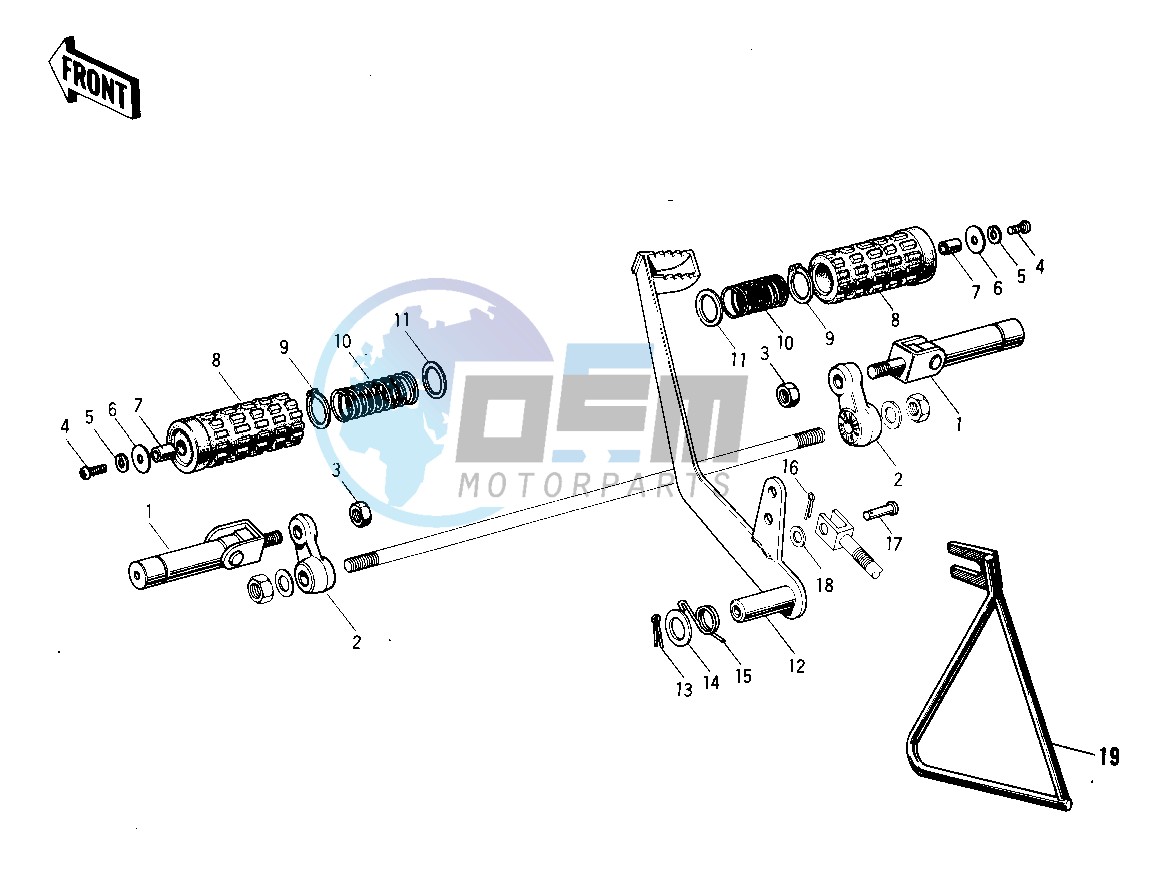 FOOTRESTS_STAND_BRAKE PEDAL -- 71 F81M- -