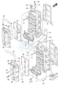 DF 250 drawing Cylinder Head