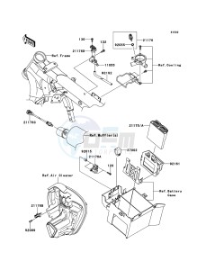 VN1700_CLASSIC_TOURER_ABS VN1700DDF GB XX (EU ME A(FRICA) drawing Fuel Injection