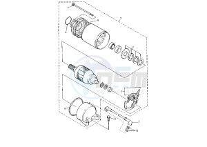 FZS FAZER (FZS600S) 600 drawing STARTING MOTOR