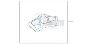 VFR800A9 France - (F / ABS CMF MME) drawing METER PANEL