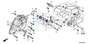 VFR1200XDLE CrossTourer ED drawing A.C. GENERATOR COVER