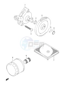 LT-A500XP Z drawing OIL PUMP