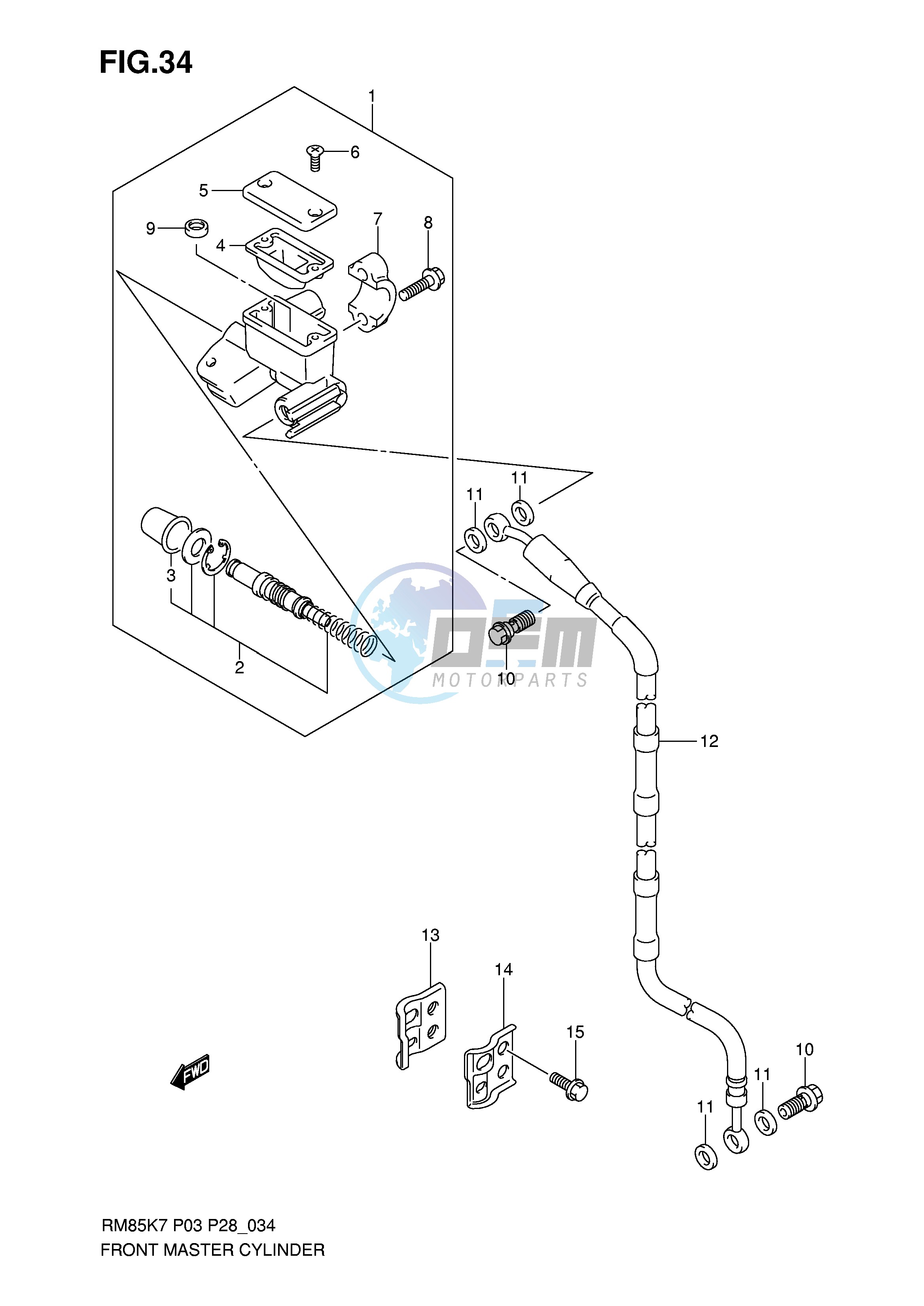 FRONT MASTER CYLINDER