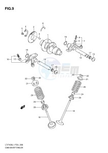 LT-F400 (P24) drawing CAMSHAFT - VALVE