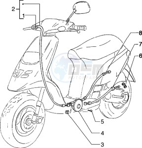 Typhoon 50 drawing Throttle Transmission