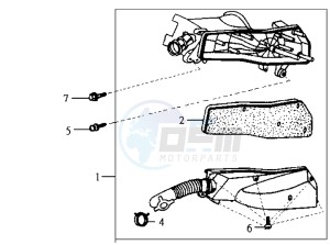 JET EURO X 50 25 KMH E2 drawing AIRFILTER