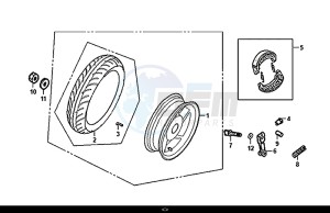 JET 4 50cc (AD05W8-EU) (E4) (L8) drawing REAR WHEEL