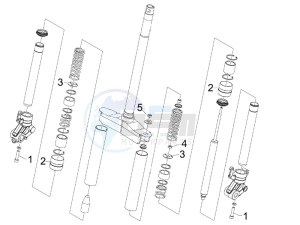 Runner 50 Pure Jet drawing Fork components (Wuxi Top)