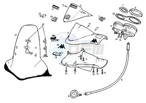 GP 1 - 50 cc drawing DASHBOARD UNIT