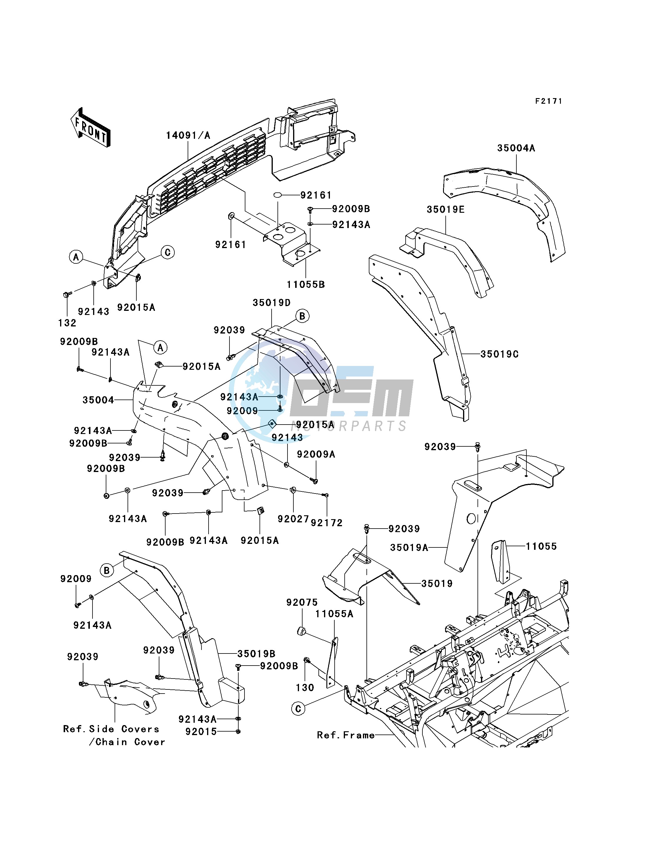 FRONT FENDER-- S- -