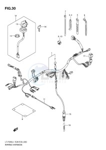 LT-F250 (E28-E33) drawing WIRING HARNESS