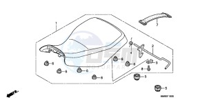 TRX250TEC drawing SEAT