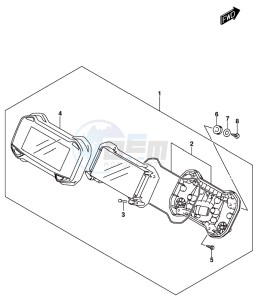 DL250 drawing SPEEDOMETER