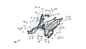 GTS 300I ABS L7 drawing FOOTREST