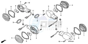 CBR125RW9 France - (F / CMF) drawing WINKER (CBR125RW7/RW9/RWA)