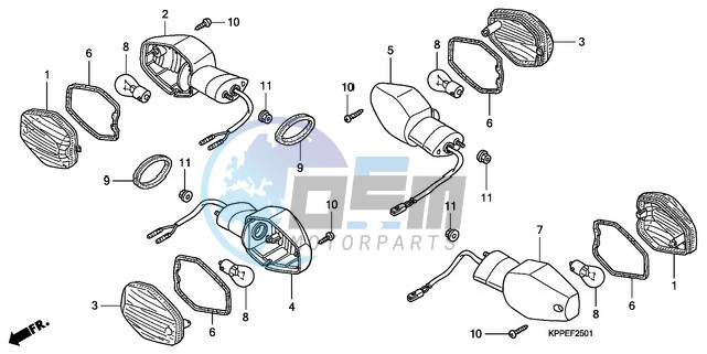 WINKER (CBR125RW7/RW9/RWA)