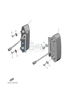 YXF850ES YXF85WPSJ WOLVERINE X (BG4A) drawing TAILLIGHT