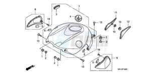 CBR1000RRA UK - (E / HRC MKH) drawing TOP SHELTER