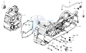 JOYRIDE 200 drawing CRANKCASES L / R