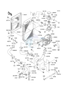 VN 800 B [VULCAN 800 CLASSIC] (B10) B10 drawing RADIATOR