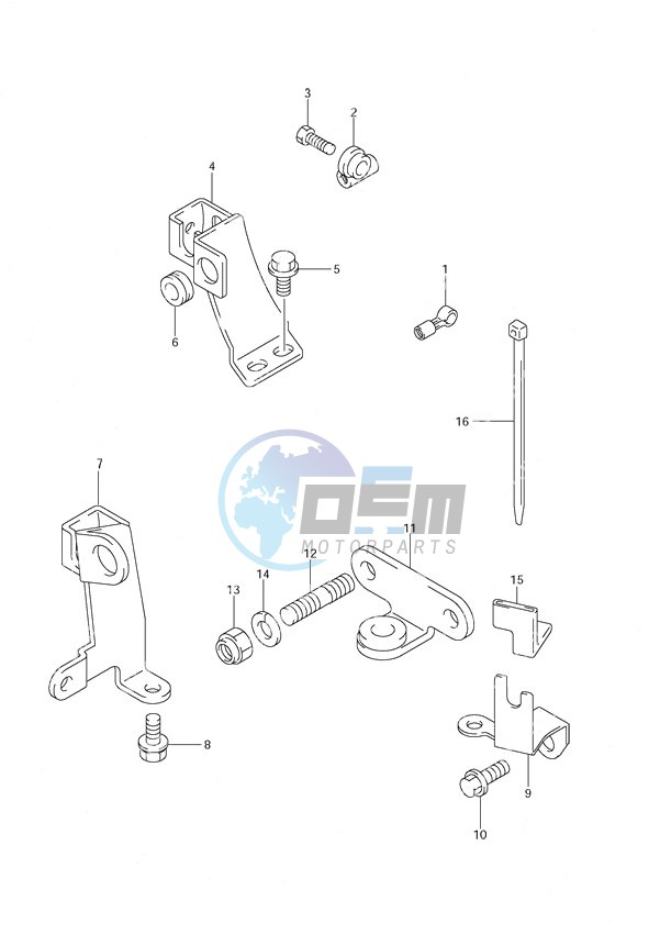 Remocon Cable Holder w/Remote Control