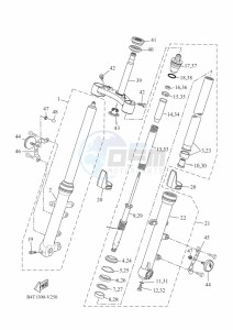 TRACER 700 MTT690-U (B5T1) drawing FRONT FORK