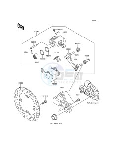 ER-6N ER650EFF XX (EU ME A(FRICA) drawing Rear Brake