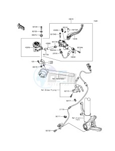 NINJA H2 ZX1000NFF XX (EU ME A(FRICA) drawing Front Master Cylinder