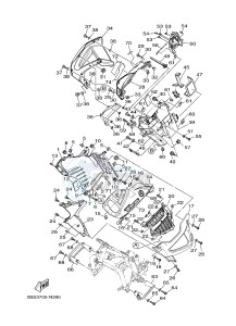 XT1200ZE SUPER TENERE ABS (2KBD 2KBE) drawing COWLING