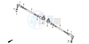 TRX300 FOURTRAX 300 drawing TIE ROD