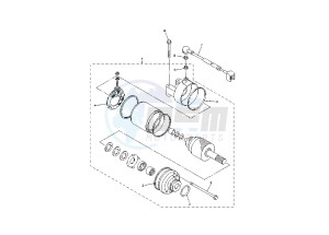 FZ6 NS 600 drawing STARTING MOTOR