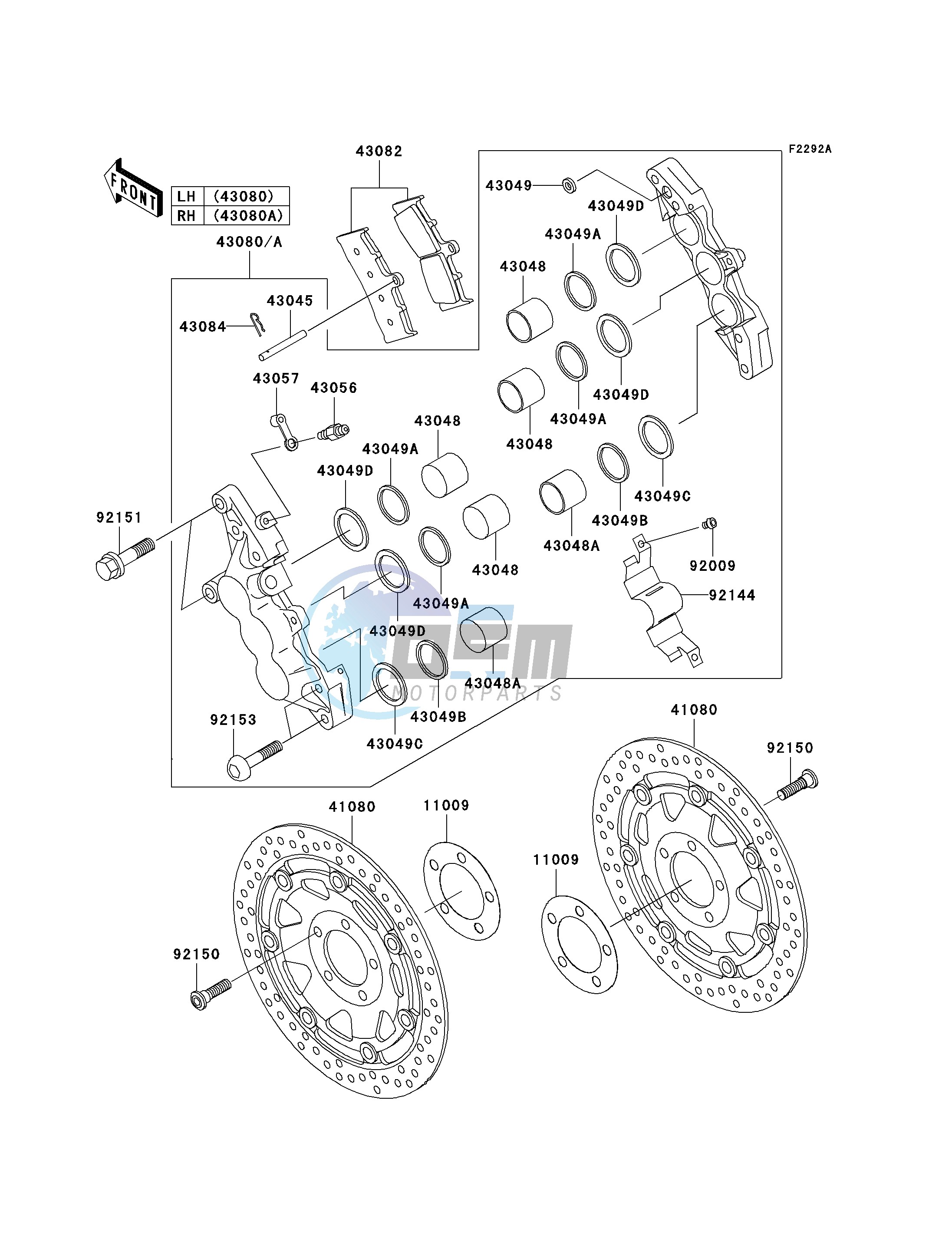 FRONT BRAKE-- A5- -