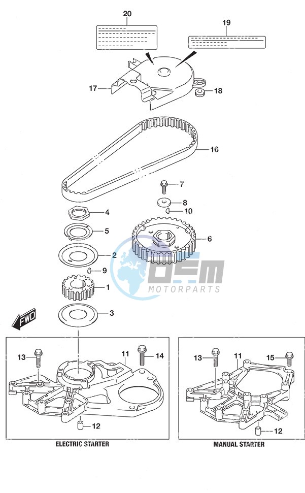 Timing Belt Non-Remote Control