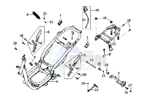 EURO MX EU2 - 150 cc drawing FRAME