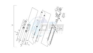 SENDA SM X-RACE - 50 CC VTHSR2E1A EU2 drawing FRONT FORK