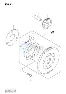 UH125ZE BURGMAN EU drawing STARTER CLUTCH