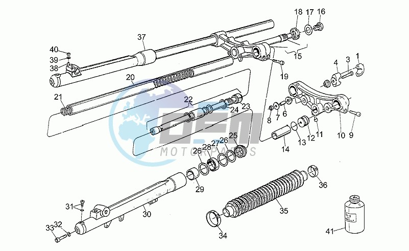 Front shock absorber