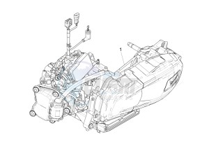 GTV 300 HPE SEI GIORNI IE E4 ABS (APAC) drawing Engine, assembly