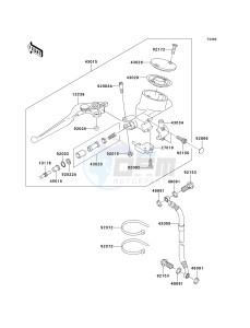 VN 1500 B [VULCAN 88 SE] (B1-B3) N6F drawing CLUTCH MASTER CYLINDER