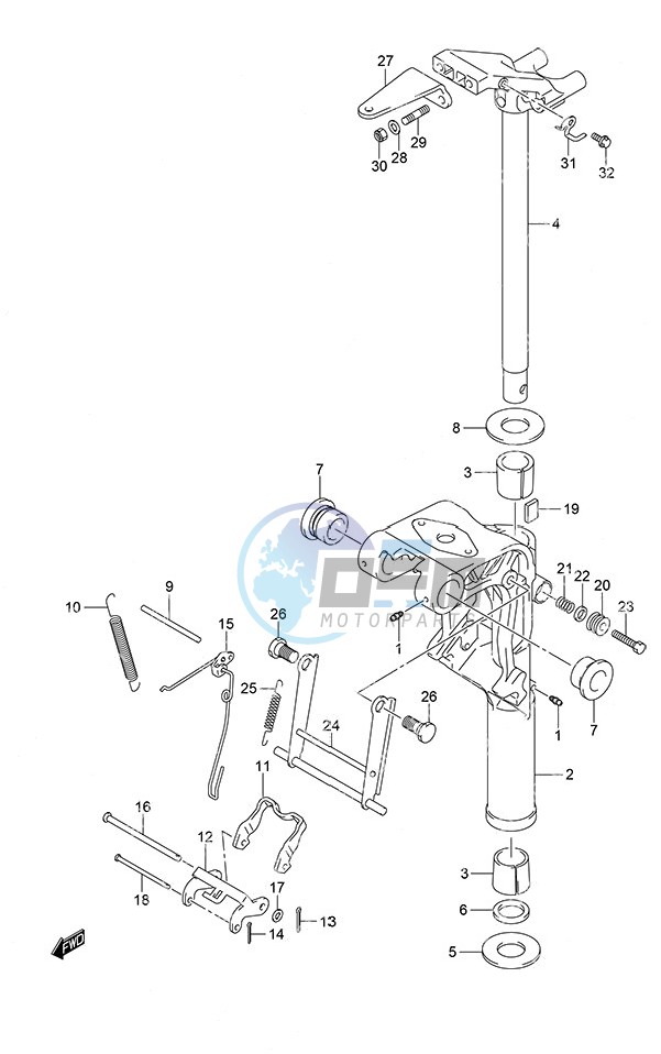 Swivel Bracket Remote Control