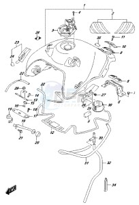 DL650 drawing FUEL TANK (DL650AL7 E21) (FOR YU1)